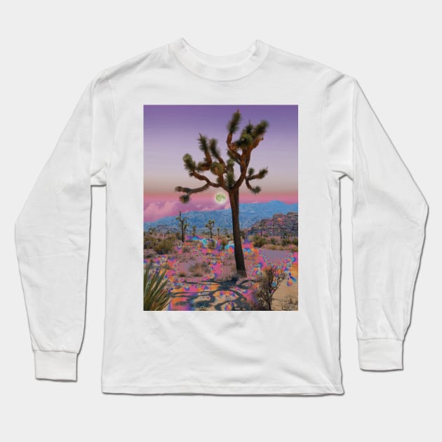 Desert Bloom Long Sleeve T-Shirt by Cajuca